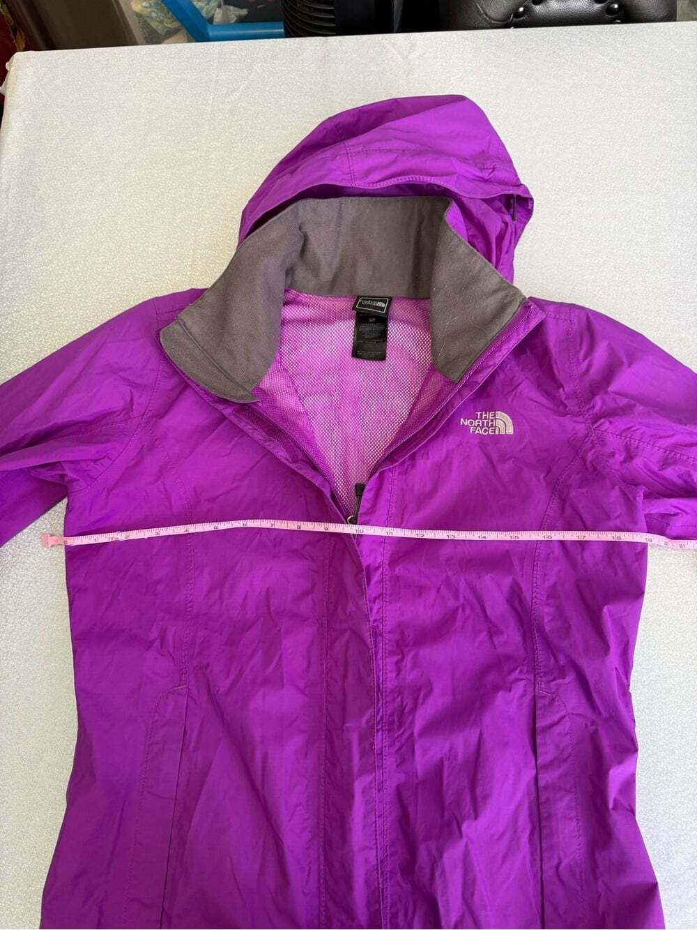 The North Face jacket lightweight Purple Hooded Rain Jacket HYVENT zip up - Picture 10 of 12